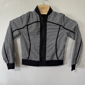 Lululemon Reversible Bomb Around Jacket in Monochromic‎ Black Women's Size 4